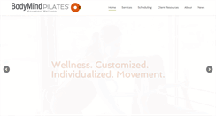 Desktop Screenshot of bodymindpilatesgr.com